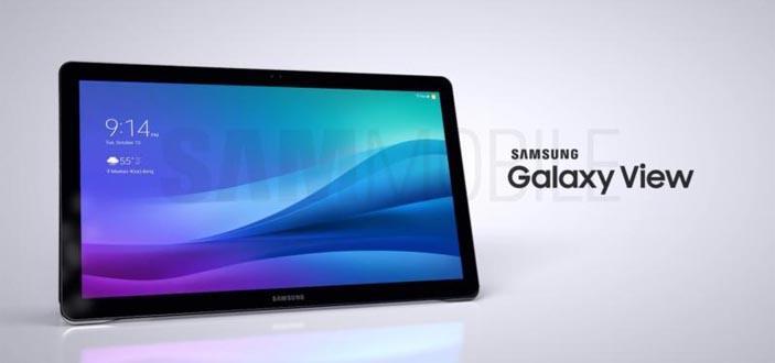 Samsung's colossal Galaxy View tablet
